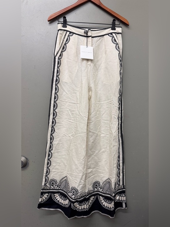 Scarlett Poppies Pants - NWT Scarlett Poppies Sierra Trouser Ivory Tailored Pants Women Size Small New